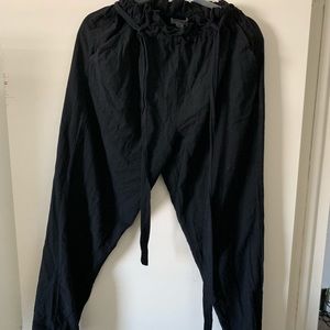 black belted pants